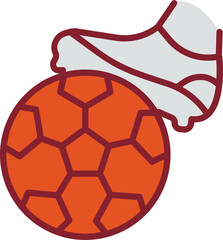 Obraz premium Football Vector Icon