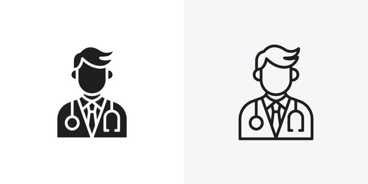 Doctor vectors icons pack for apps and Ui Ux desigs