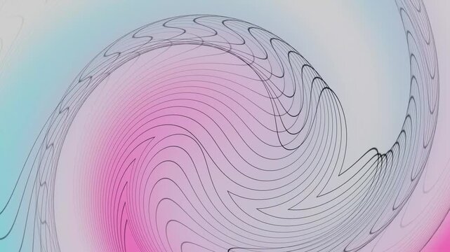 horizontal glowing wave digital frequency equalize line animation background video
