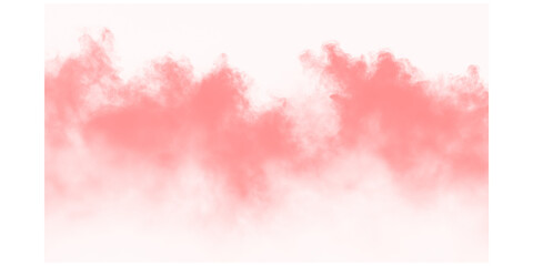 A vibrant pink cloud formation against a dark background © PNG