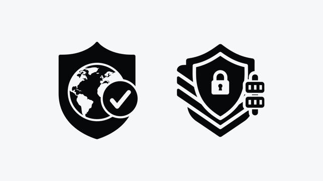 A minimalist black silhouette icon featuring a heavy metal anvil and a claw hammer for repair work