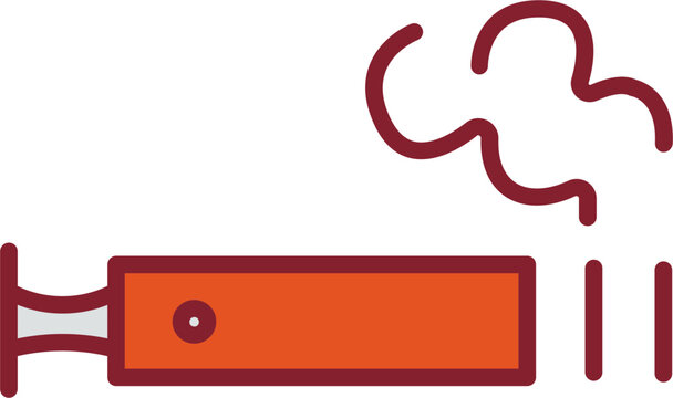 Electronic Cigarette Vector Icon