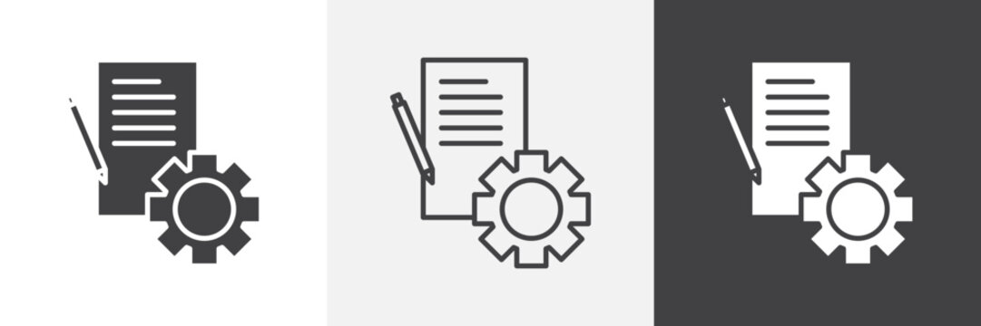 Compile icon element for design projects and web designs