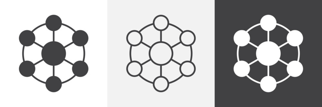 Dependency icon element for design projects and web designs