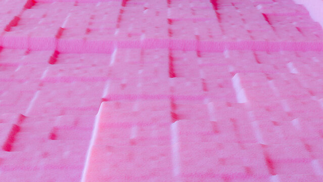 Abstract relief landscape with soft shapes and tactile texture of the material. An unusual surface with smooth curves and hills for a modern design.
