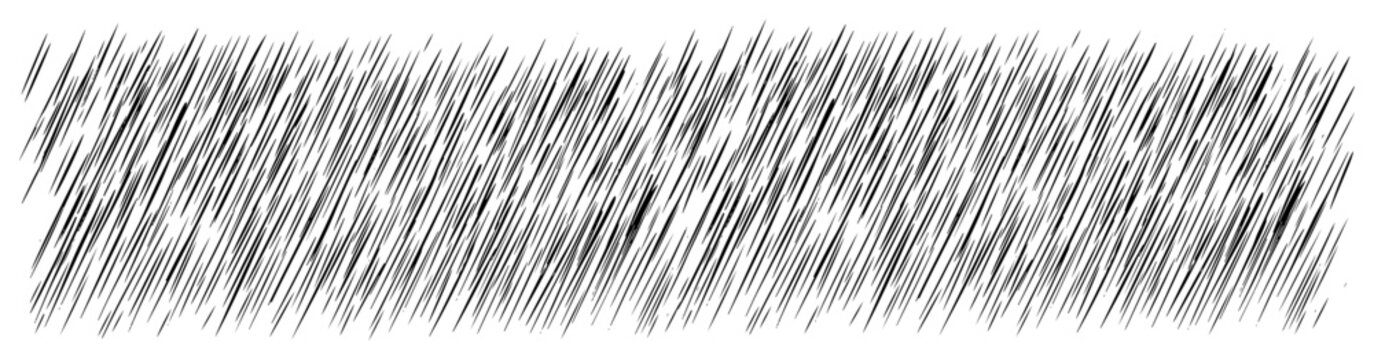 Hand drawn abstract diagonal hatching texture background or rain effect
