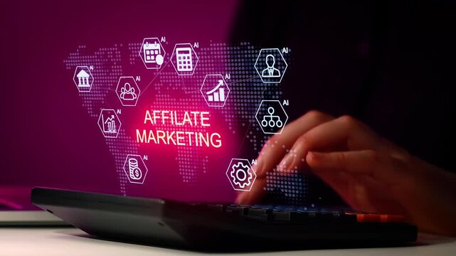 Understanding affiliate marketing through digital tools and connections in a modern workspace.