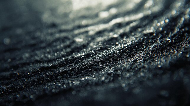 Dark Water Ripple Texture Background, Abstract Liquid Wave Surface, Moody Reflection Pattern
