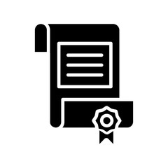 Fototapeta premium Certification Vector Icon