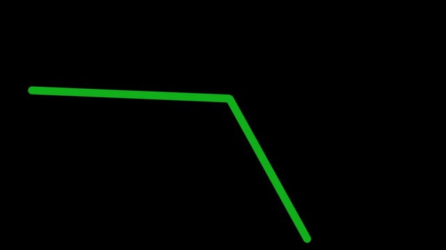 Neon green L-shaped corner bracket glowing on black background for tech or design mockups