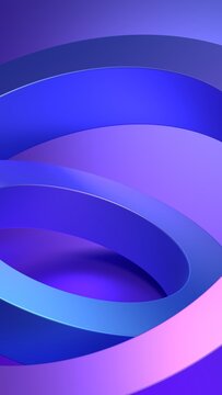 Abstract minimalist background design, vertical 3d render