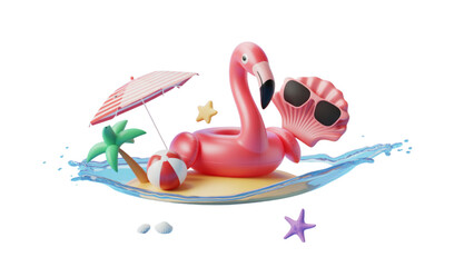 A playful cartoon octopus riding a surfboard on a wave Vector © Sofiqul