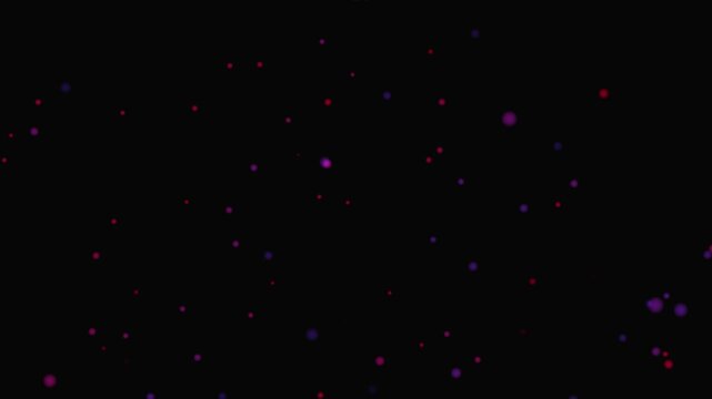glowing red and purple orb-like particles floating in light streaks, creating a high-definition CGI background perfect for creative projects. 4k video motion graphis animation.