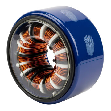 Toroidal inductor with copper windings