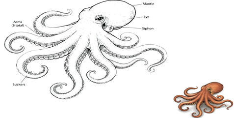 A jellyfish is a soft-bodied marine animal known for its umbrella-shaped bell and long, flowing tentacles. It drifts through oceans worldwide, using gentle pulsations  © TAREEN