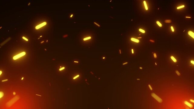 golden fire sparks overlay pattern backdrop