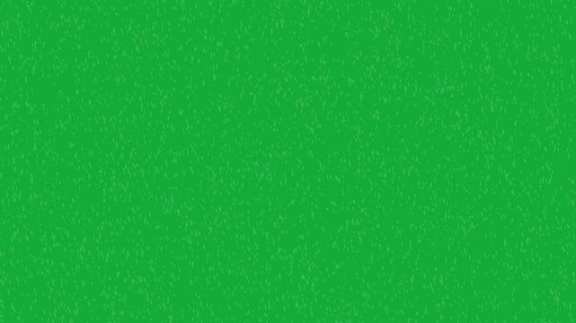 Falling snow on green screen background winter overlay effect
