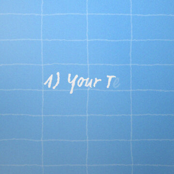 Hand Drawn Social Media Grid Square Title for Social Media Post and Feed