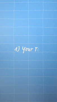 Hand Drawn Social Media Grid Vertical Title for Mobile Video and Stories