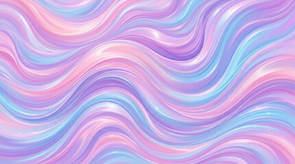Obraz premium Abstract Swirling Pastel Colors Digital Illustration for Creative Design Projects