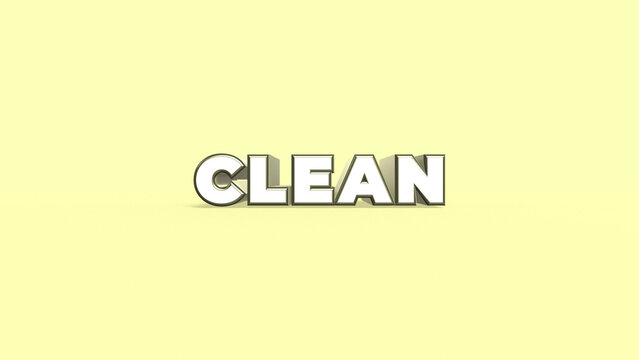 Clean 3D Text Wide Title with Elegant Zoom In Center Reveal