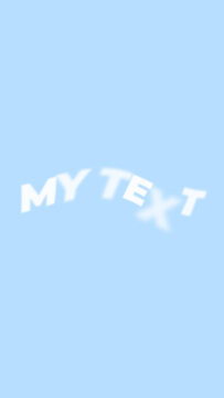 Magic Blur Text Vertical Title for Mobile Video and Stories