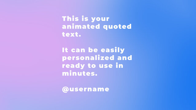Word by Word Animated Text Reveal with Modern Gradient Background