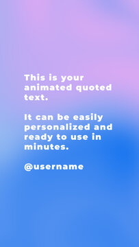 Vertical 3D Typewriter Animated Text for Reels and Stories