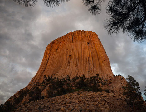 Devils Tower Aglow