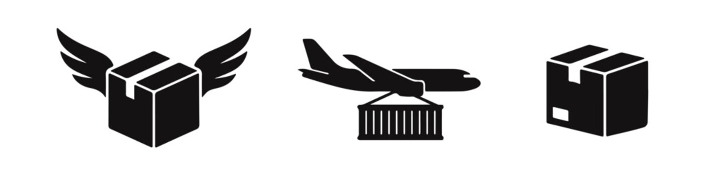 Set of minimalist black icons representing measurement tools: a kitchen scale, a measuring spoon with granules, and a graduated beaker with liquid.