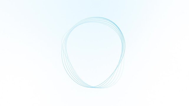 AI voice assistant animation on white background for virtual assistants, artificial intelligence interfaces