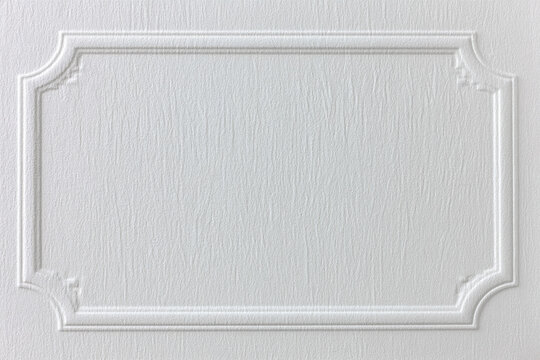 Premium Embossed Vintage Paper Frames Collection, Elegant White Floral Ornamental Borders Backgrounds, Luxury Classic Texture for Wedding Invitations, Certificates, Branding Design