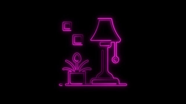 Neon Glowing D N A Helix Structure Symbolizing Genetic Research and Biotechnology Concept neon DNA helix
