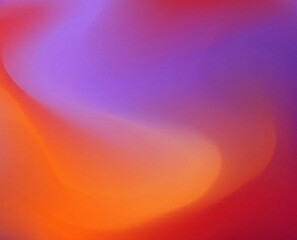 Obraz premium Vibrant purple and orange gradient background with smooth abstract blur 