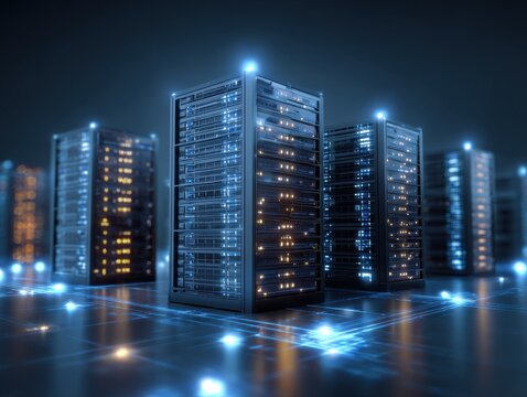 server virtualization network with technology background