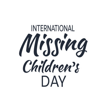 international missing children's day, missing, children's, day