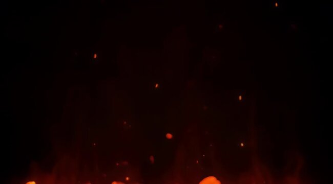 An intense and fiery visual showcasing a mesmerizing inferno of blazing elements