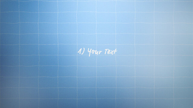 Modern Social Media Grid Wide Title with Handmade Grainy Text Reveal