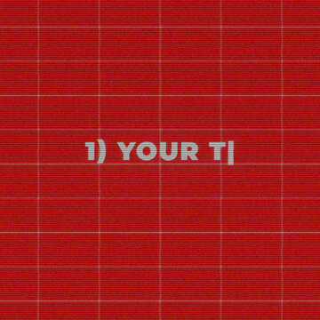 Square Lo-Fi Retro Animated Text for Social Media Post