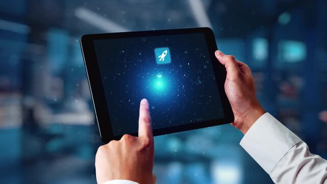 Startup launch and business growth concept, rocket symbolism, entrepreneurship, startup innovation, and early-stage success strategies for new business development and expansion. Spire