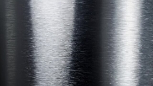 shiny stainless steel reflection brushed aluminum alloy metal grain texture hairline finish background video