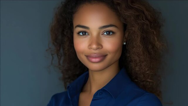 A young and beautiful professional woman in a business setting.