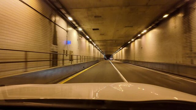 Approaching Tunnel in West Virginia's Appalachian Mountains