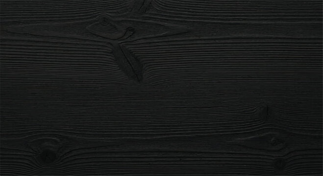 Black wood texture. Black wooden background. Wood grains. Texture of natural black wood.