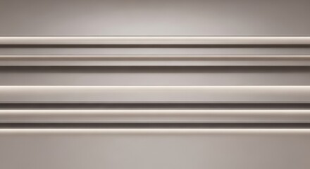 Fototapeta premium Contemporary Wall Detailing Interior Architecture Decorative Trim Element Enhancing Room Ambiance and Architectural Design Features with Smooth Geometric Profile for Home Decor