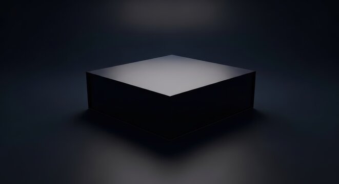 Dimensional Dark Shape Three-Dimensional Geometric Form on a Textured Plane Mysterious Abstract Rendering for Graphic Concepts Matte Reflection Shaded Geometry Deep Color