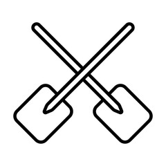 Obraz premium Paddles Icon