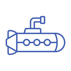 Obraz premium Submarine Icon