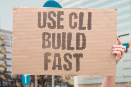 "Use CLI Build Fast" Experienced developers rely on the CLI to build, test, and deploy projects faster than any GUI. CLI. DEVELOPERS. BUILD. DEPLOY. FASTER.