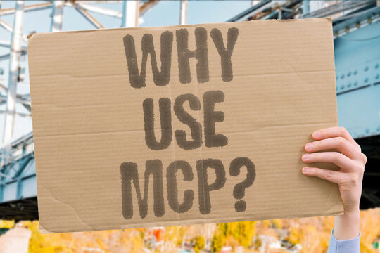 "Why Use MCP?" Why would a developer choose MCP over a traditional CLI for managing AI tool connections? MCP. CLI. DEVELOPER. CHOOSE. CONNECTIONS.